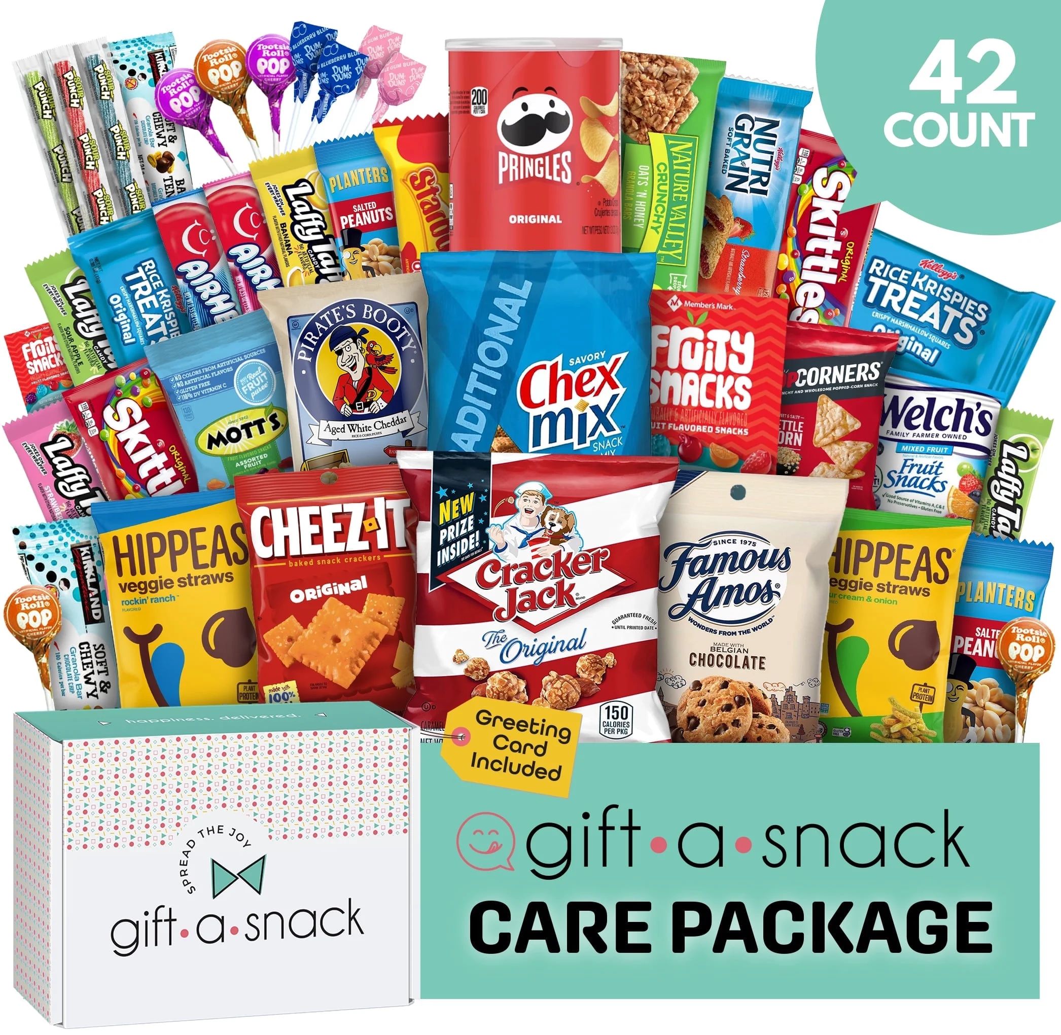 Gift a Snack Chip Variety Snack Gift Box - Snack Pack Variety Box, 42 Count - Walmart.com | Walmart (US)