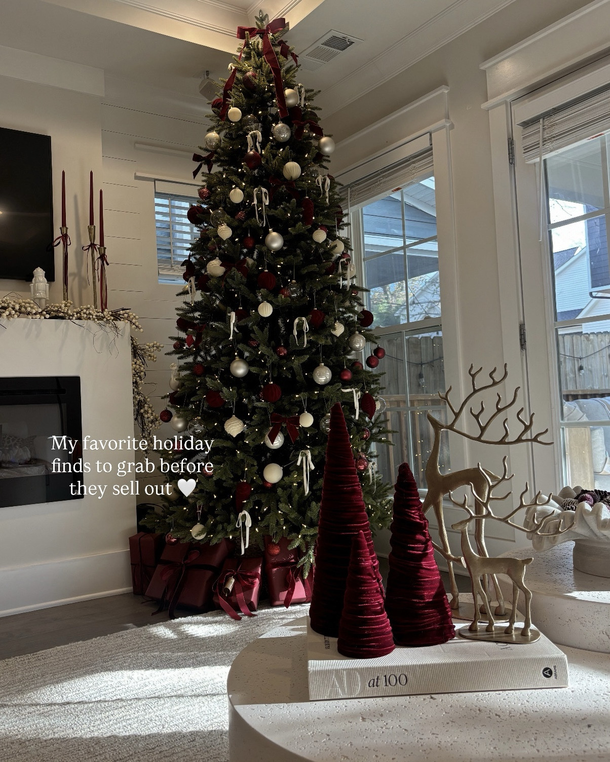 Holiday finds to grab before they sell out ❤️🌲 all of the burgundy Amazon finds sold out super quick last year! I love all of these so much 🫶🏼

#LTKStyleTip #LTKSeasonal #LTKHome

#LTKSeasonal #LTKHome #LTKStyleTip