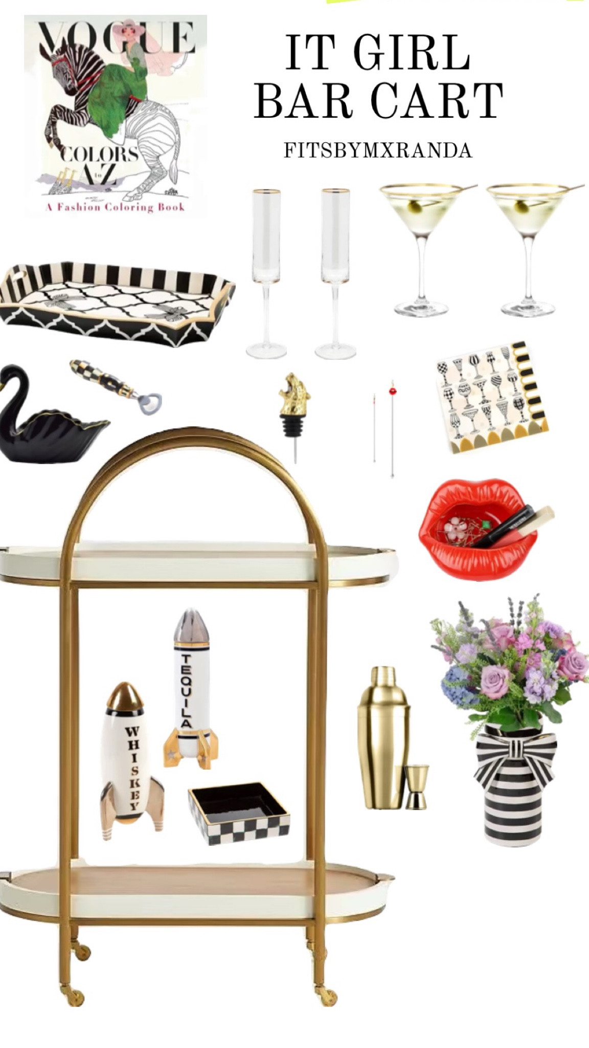 IT GIRL BAR CART 

#LTKstyletip #LTKGiftGuide #LTKfindsunder100
