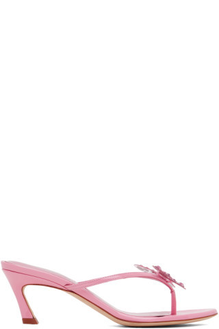 Pink Butterfly 119 Heeled Sandals | SSENSE