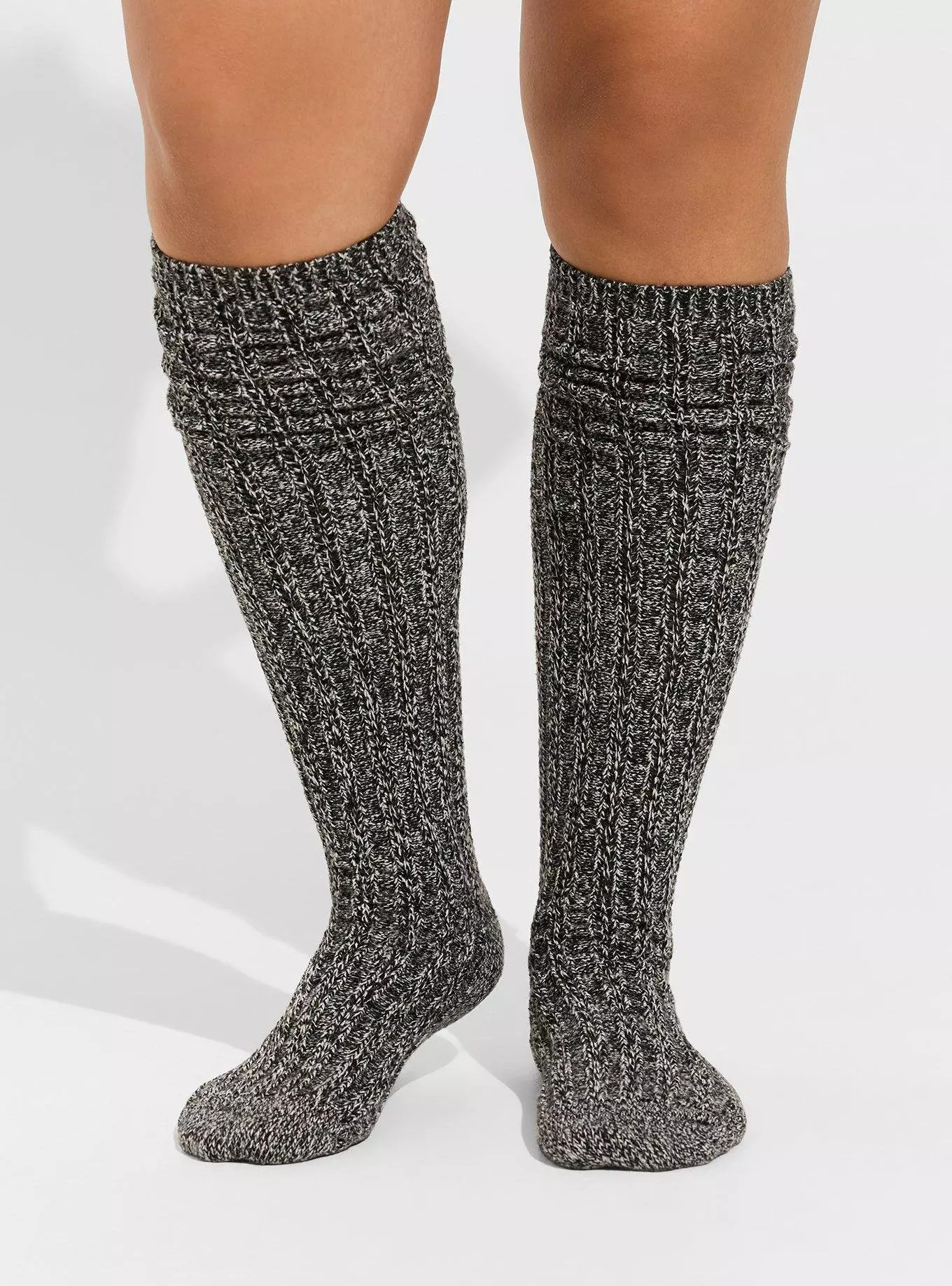Marled Slouchy Knee High Socks | Torrid (US & Canada)