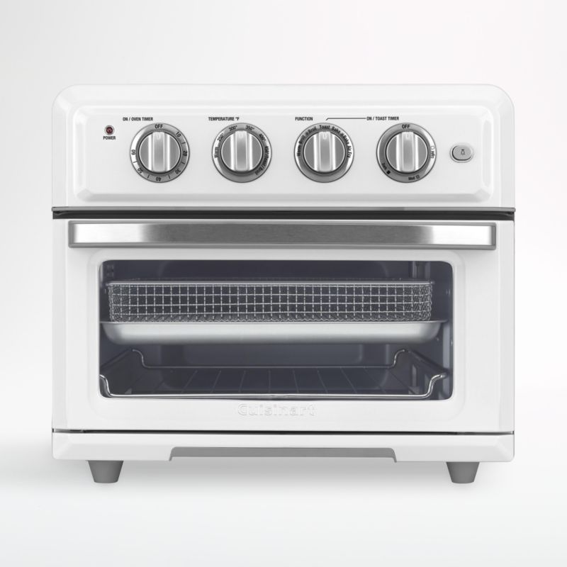 Cuisinart White AirFryer Toaster Oven + Reviews | Crate and Barrel | Crate & Barrel