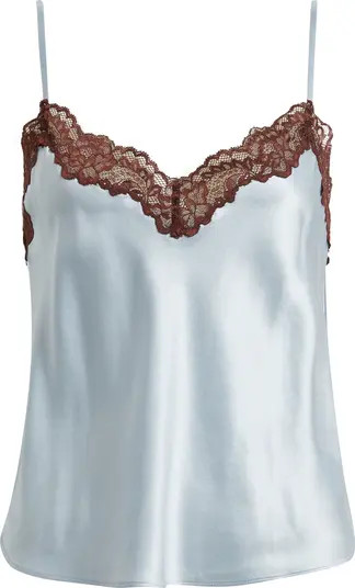 Reformation Lace Detail Silk Camisole | Nordstrom | Nordstrom