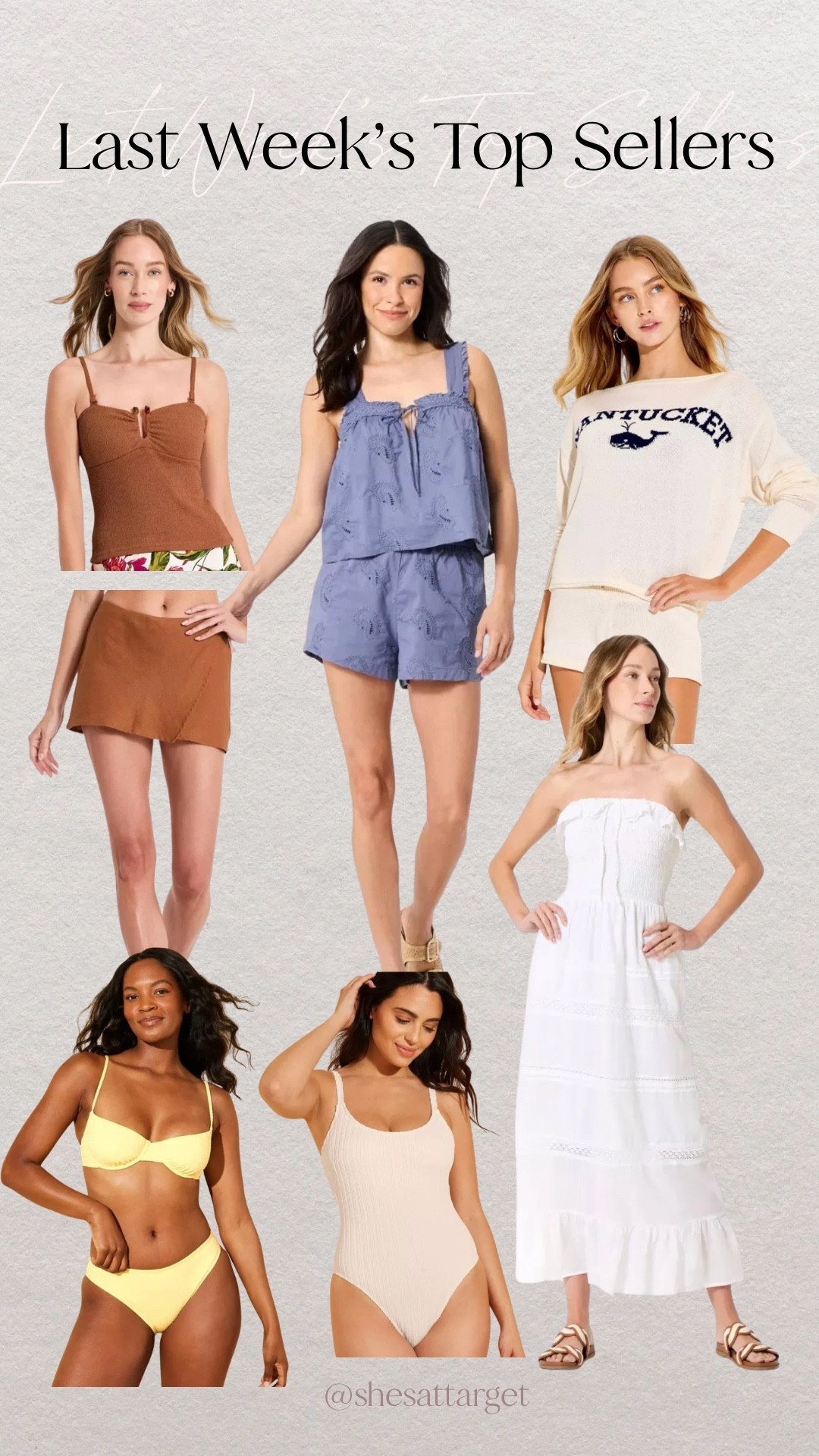 Last week’s Target top sellers for summer!

#LTKSeasonal