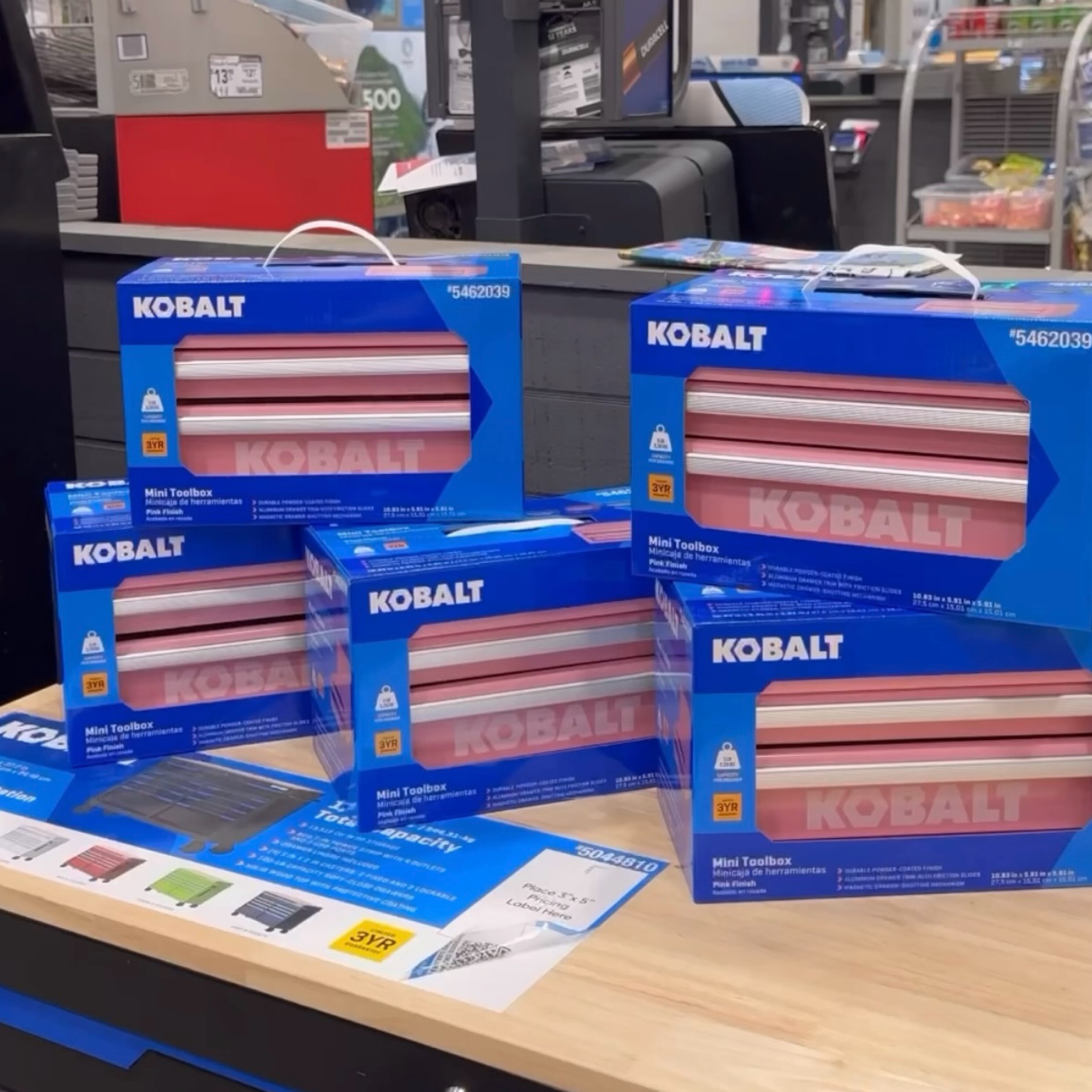 pink kobalt tool drawers from lowe’s 🛠️🩷  

#LTKHome #LTKGiftGuide