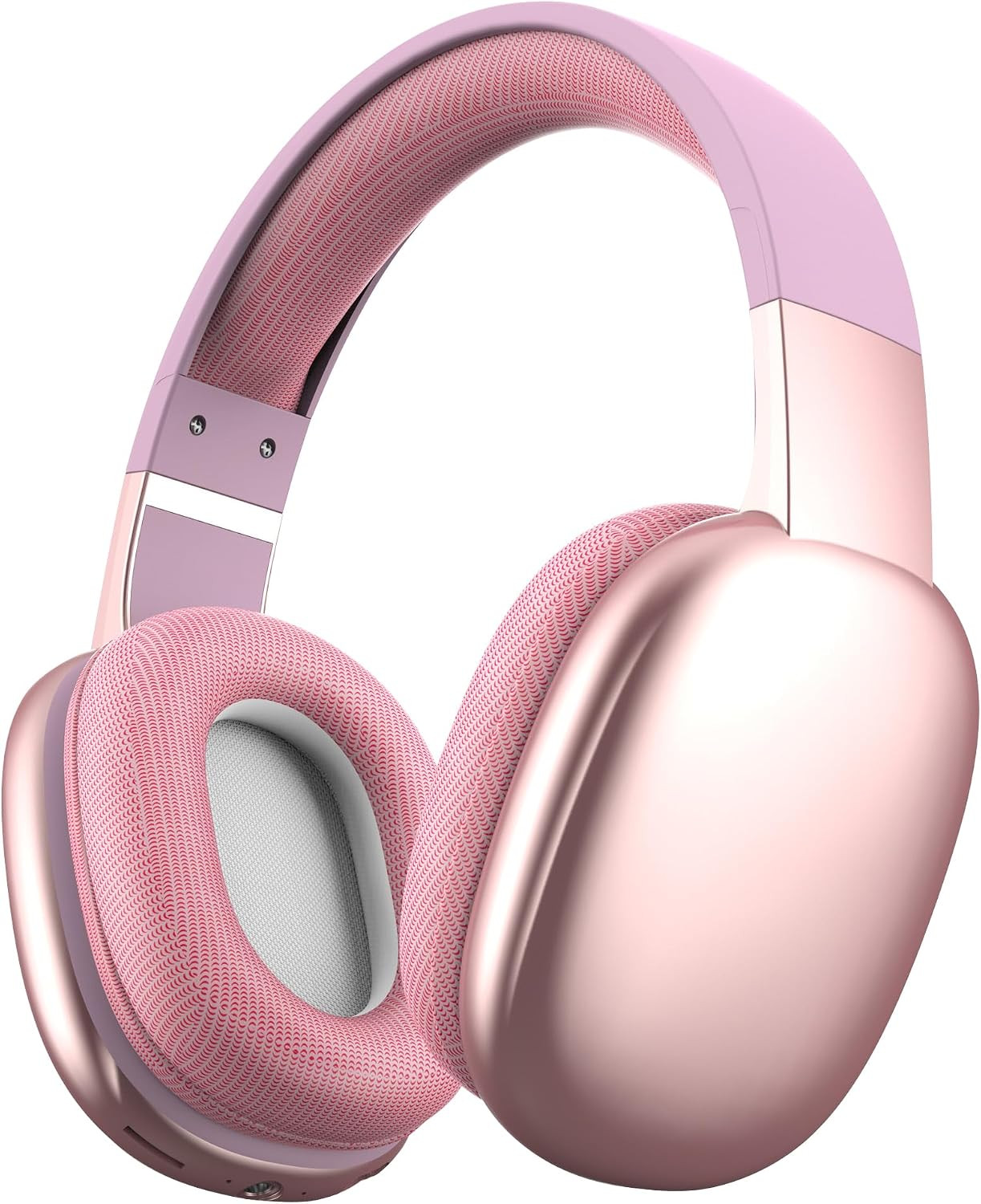Gabba Goods Wireless Over Ear Bluetooth Headphones with Microphone - Wireless Headset -Noise Reduction - Bluetooth, Wired,Built in Micro SD for Travel, Home, Work TV,PC,Gaming,Cellphone (Pink) | Amazon (US)