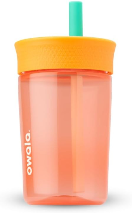 Owala Kids Insulation BPA-Free Plastic Tumbler with Spill Resistant Flexible Straw, Easy to Clean... | Amazon (US)