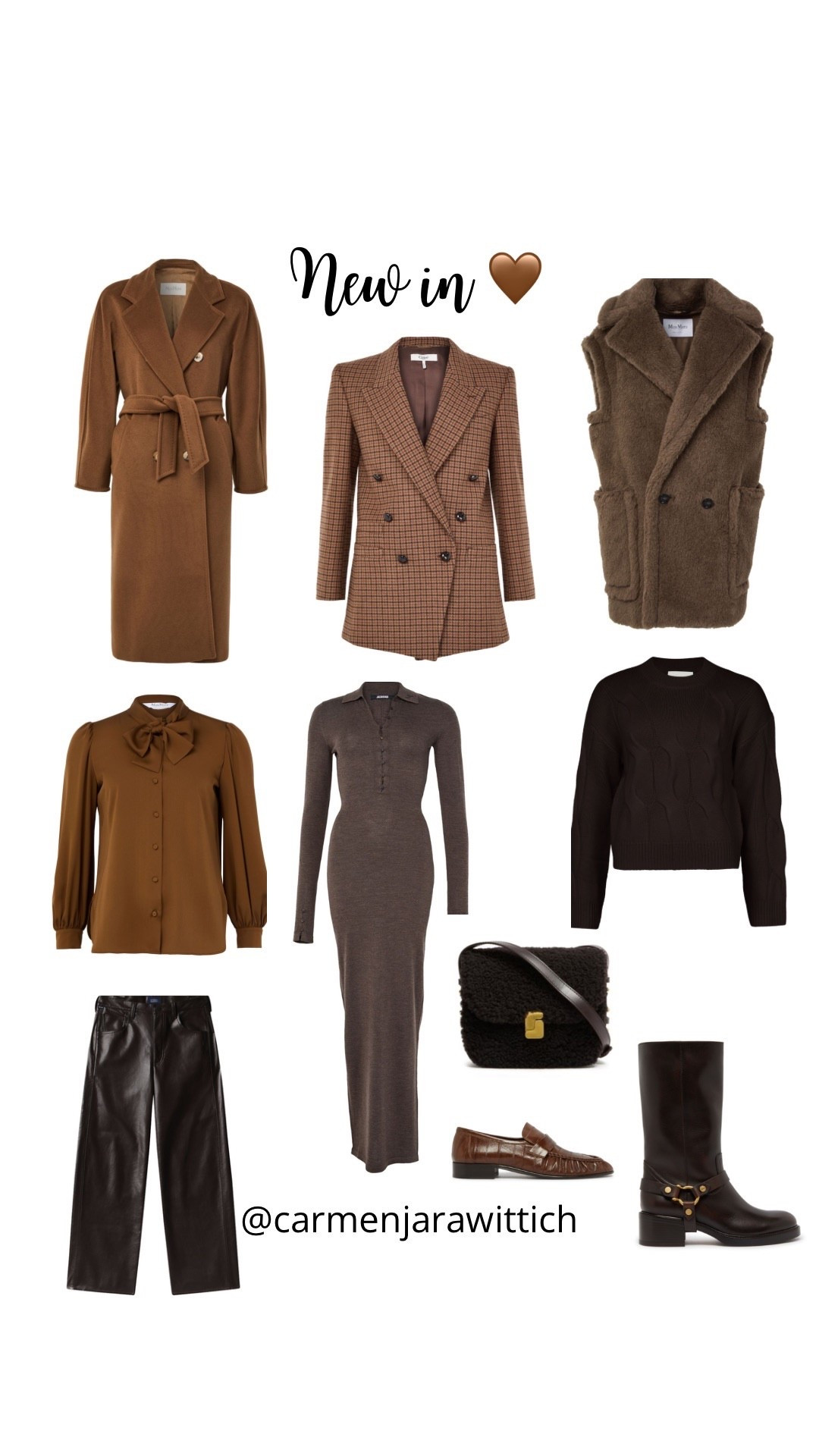 New in 🤎 Everything brown and I love it. 

#ltkfestive #ltkluxury #ltktravel #ltkfashion #carmenjarawittich #cjwstyling #brown #fauxfur #ltkbag 

#LTKdeutschland #LTKeurope #LTKwinter