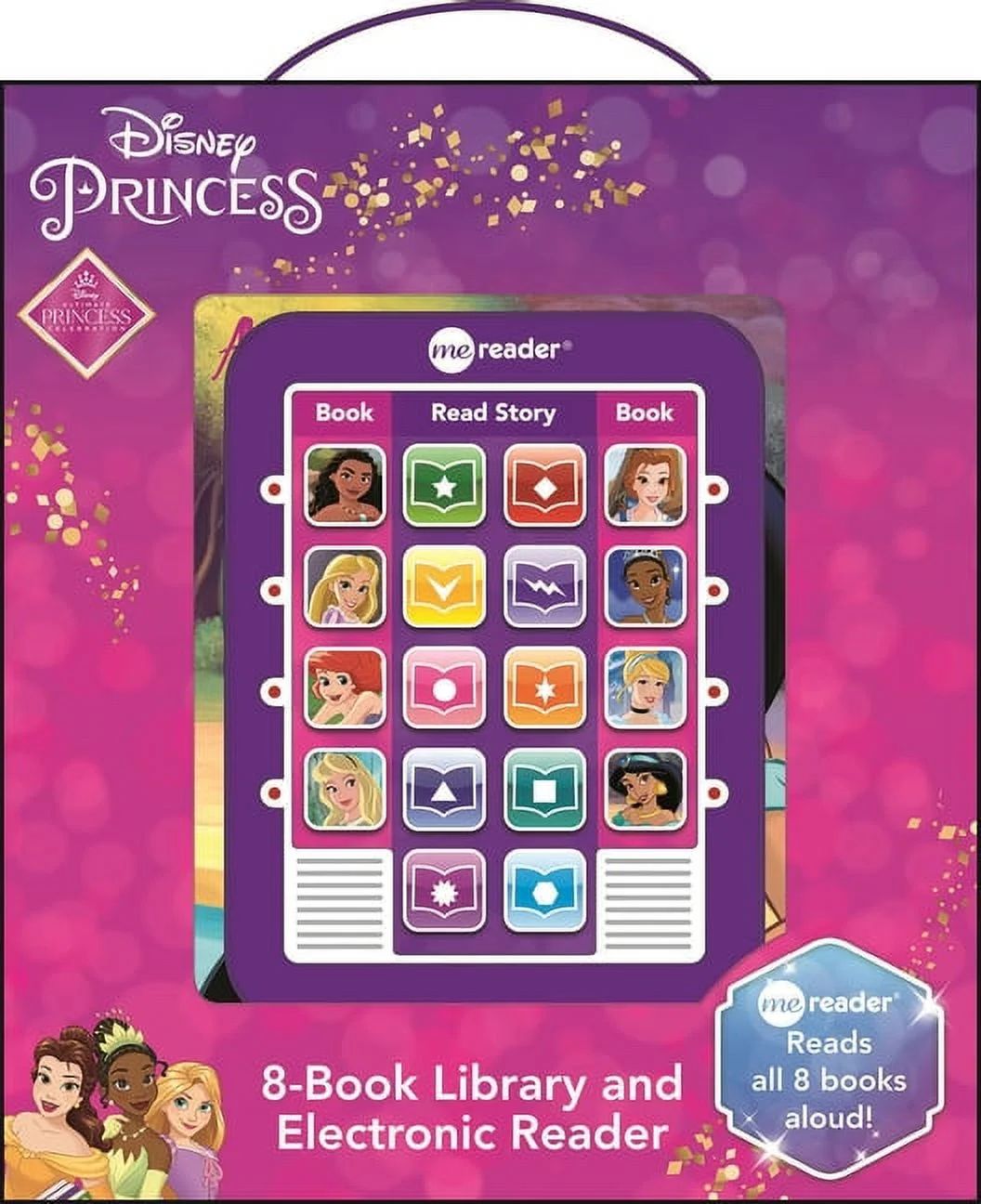 Disney Princess: Me Reader 8-Book Library and Electronic Reader Sound Book Set (Other) | Walmart (US)