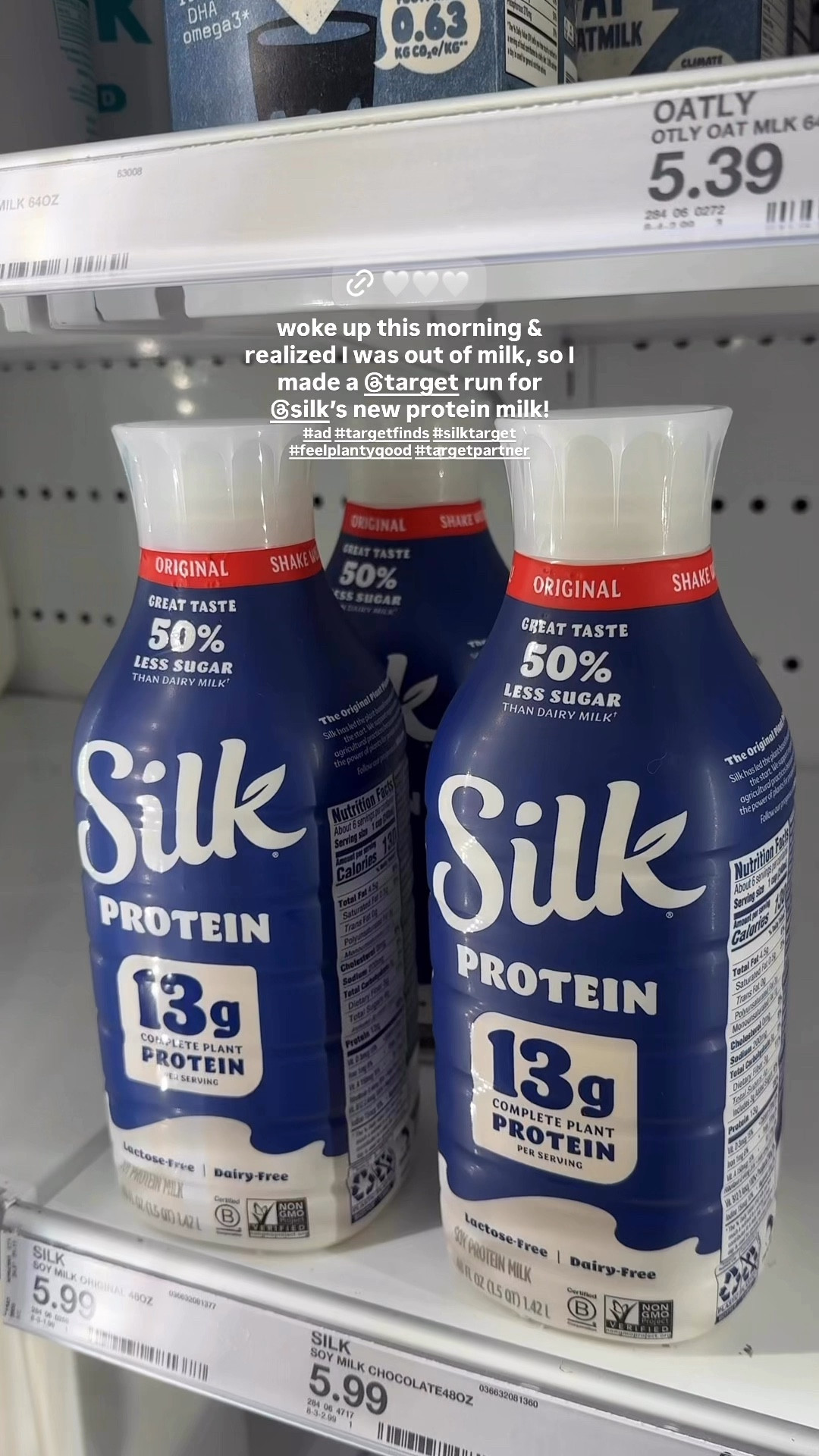 #ad Silk is the best addition to my morning routine with 13g of complete plant protein per serving!!⛅️🥛🤍You can shop it on my LTK & get 20% off with Circle (2/22-2/27)!! #targetfinds #silktarget #feelplantyqood #targetpartner