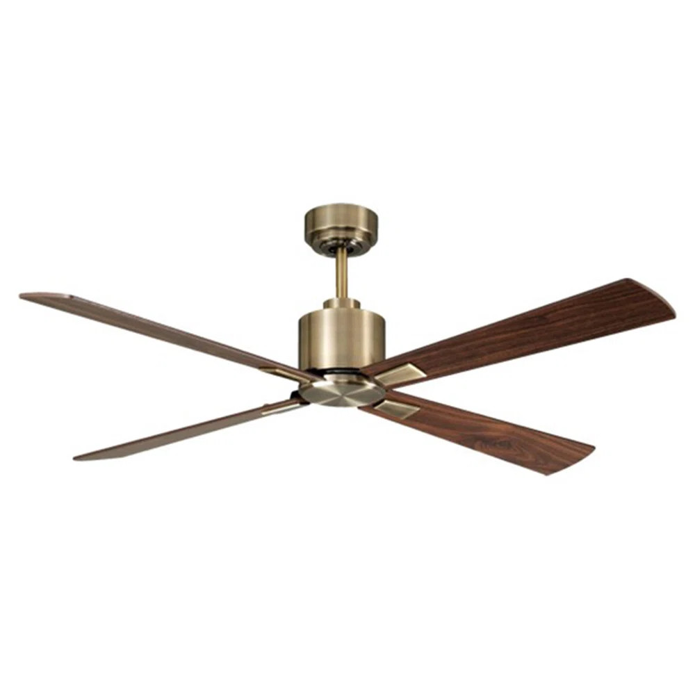 Climate 52in 4-Blades Indoor Ceiling Fan with Remote Control | Perigold