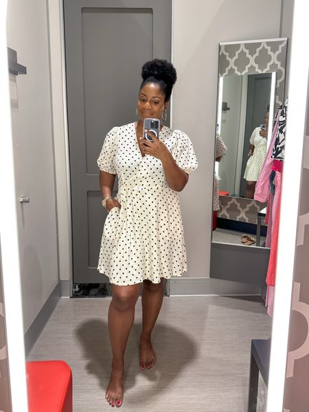 Wrap dresses are so flattering, and this polka dot one is so cute!! 🖤🤍 Wearing a large- tts! #targetstyle #targetfinds

Mini dress, spring dress, wrap dress, spring outfit, summer outfit

#LTKstyletip #LTKSeasonal #LTKfindsunder50
