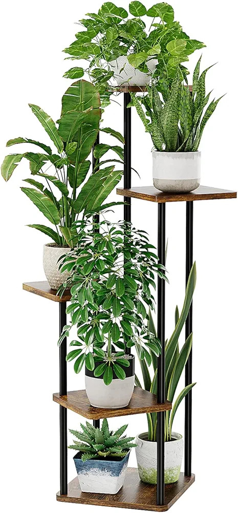 Bamworld Plant Stand Indoor Tall Plant Shelf for Multiple Plants Corner Plant Table Tiered Flower... | Amazon (US)