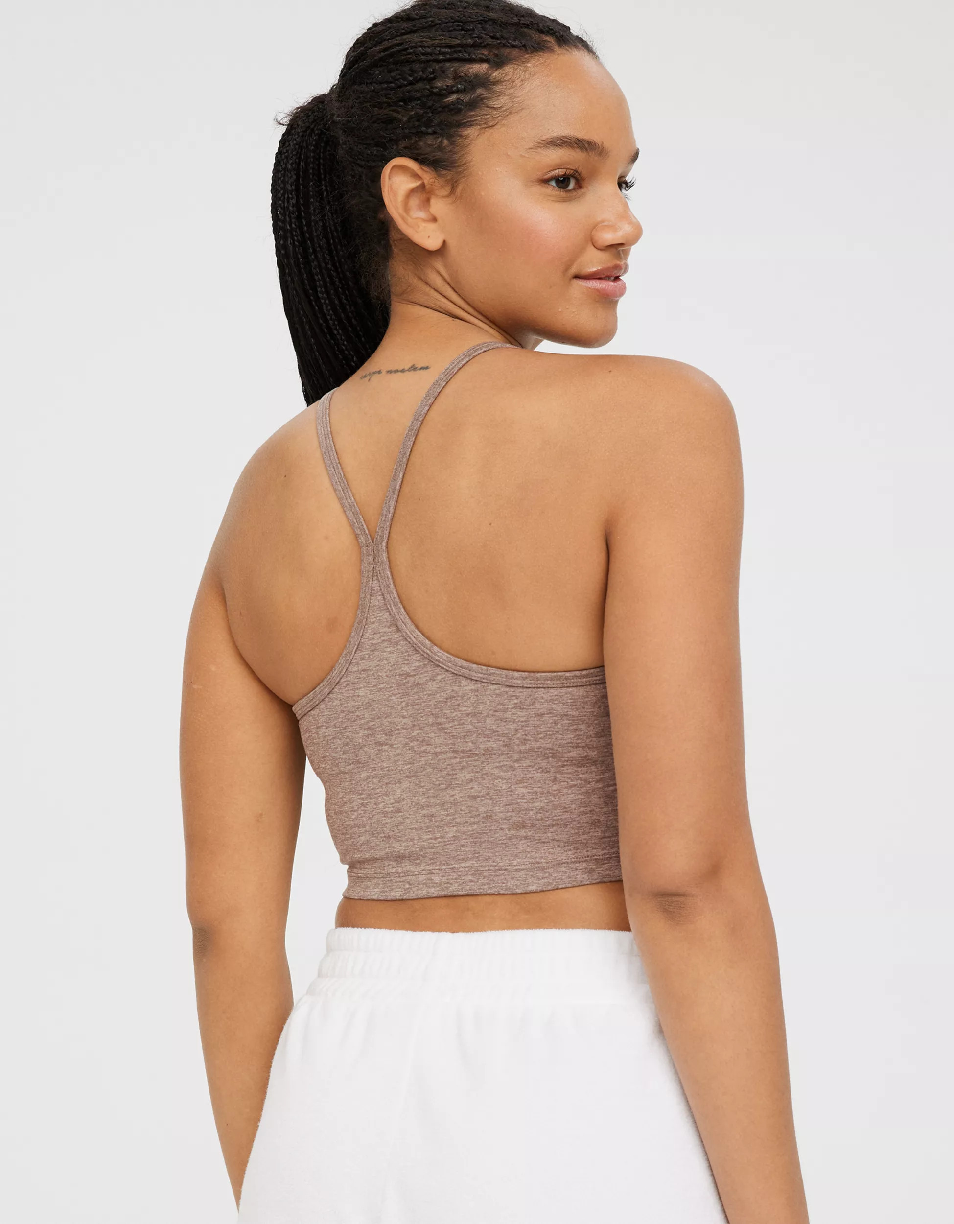 OFFLINE By Aerie The Hugger Longline Racerback Sports Bra | Aerie