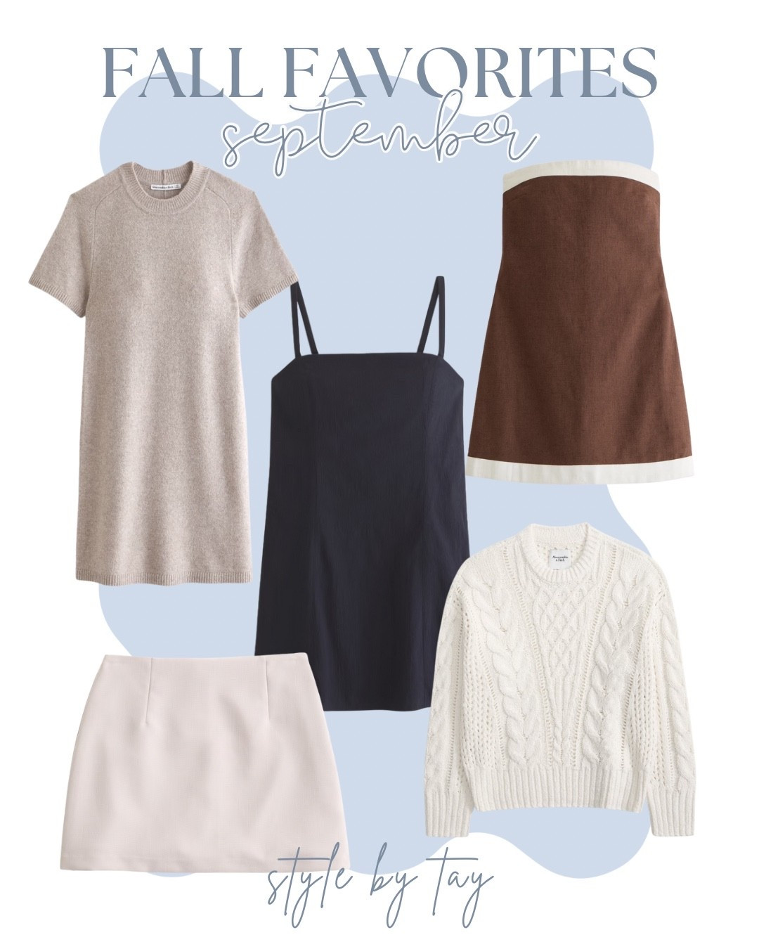Fall favorites for September from Abercrombie & Aerie 

fall style, fall dresses, fall sweaters, fall skirt, sweater dress

#LTKSeasonal #LTKFallSale #LTKFindsUnder50