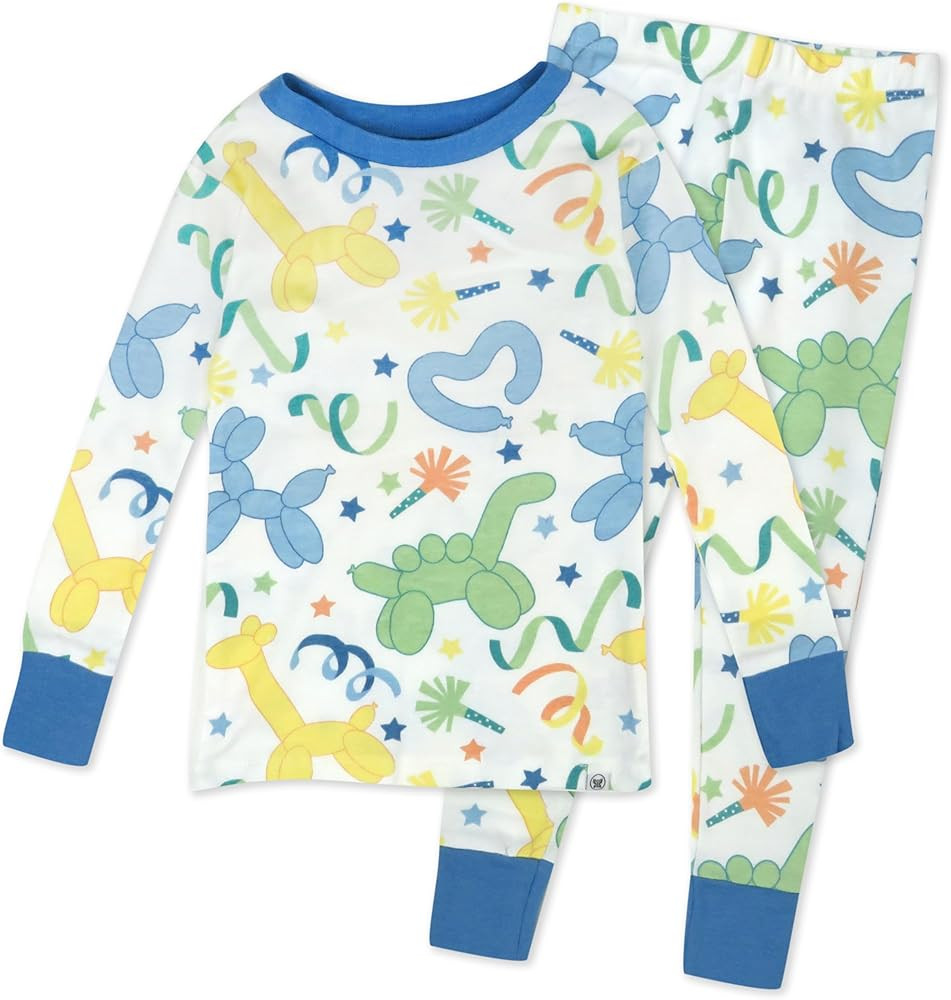 HonestBaby baby-boys 2-piece Pajamas Sleepwear Pjs 100% Organic Cotton for Baby, Toddler, Kids, B... | Amazon (US)