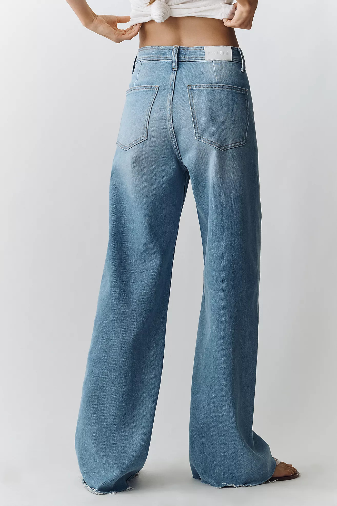 Pistola Penny High-Rise Wide-Leg Jeans | Anthropologie (US)