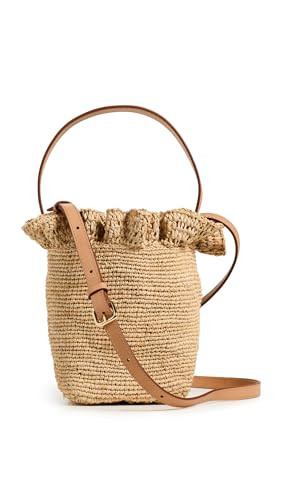 Loeffler Randall Women's Laith Crochet Top Handle Bucket Bag, Natural, One Size: Handbags: Amazon... | Amazon (US)