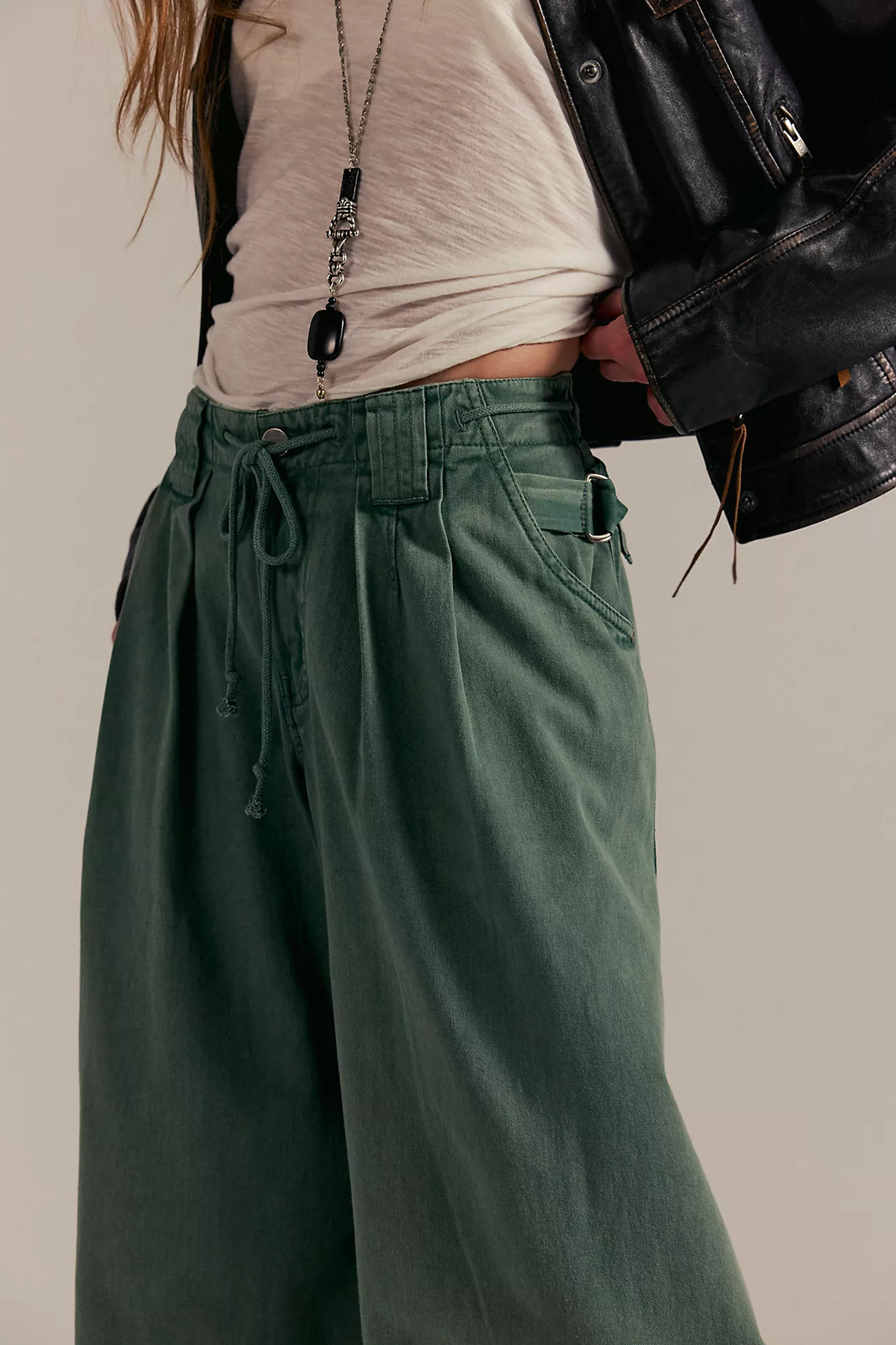 Julien Wide-Leg Chino Trousers | Free People (Global - UK&FR Excluded)