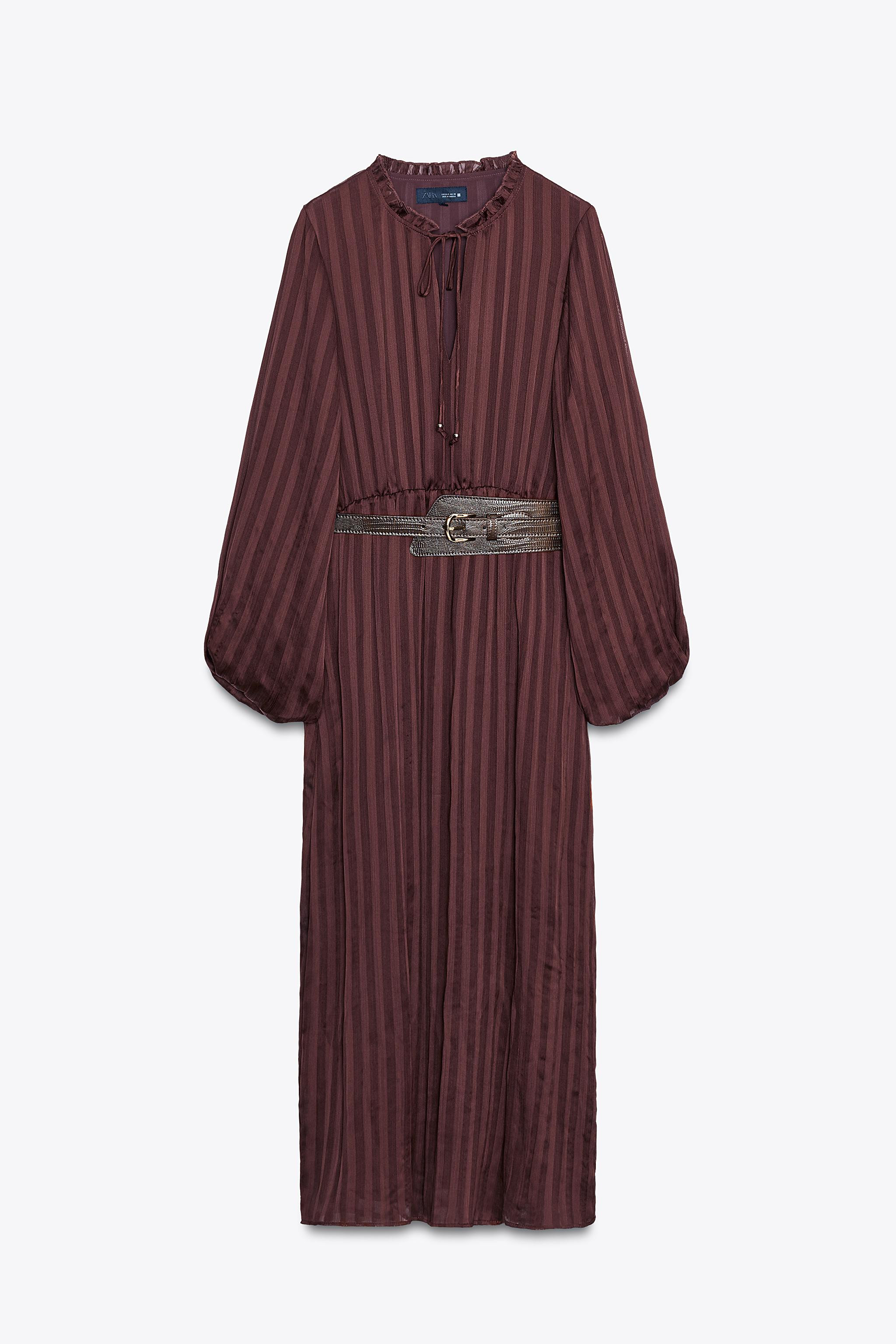 MIDI BELT DRESS | Zara US