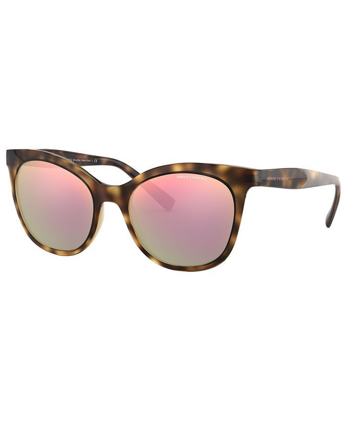 A|X Armani Exchange Armani Exchange Women's Sunglasses, AX4094S & Reviews - Sunglasses by Sunglas... | Macys (US)