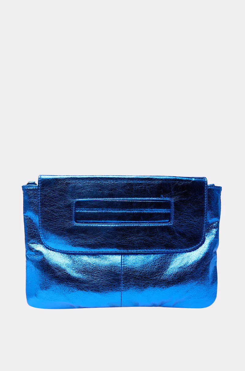COSMIC COBALT OVERSIZED CLUTCH | AKIRA