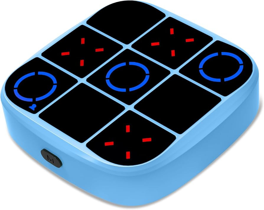 Tic-Tac-Toe Bolt Game, 4-in-1 Handheld Puzzle Games Console, Electronic Tic-Tac-Toe Game for Educ... | Amazon (US)