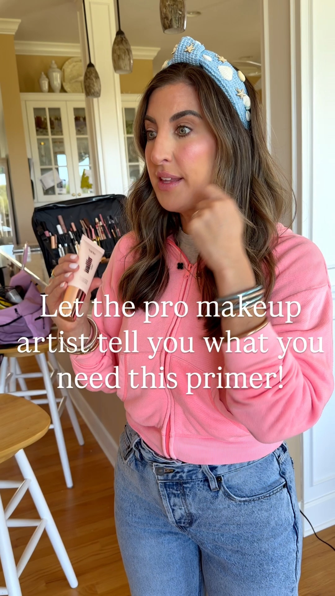 I asked my professional Makeup at his friend to test out the new Ballin Base primer from Tarte and she loves it. It's smooths and blues but the applicator also helps contour and lift! 

@tartepartner #tartecosmetics #ad 

#LTKBeauty #LTKmomlife #LTKOver40