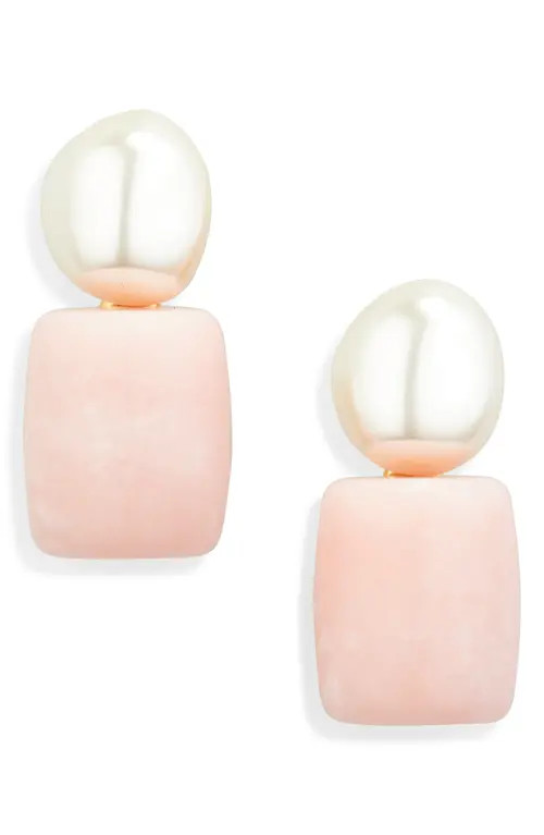 Lele Sadoughi Pebble Stud Earrings in Rose at Nordstrom | Nordstrom