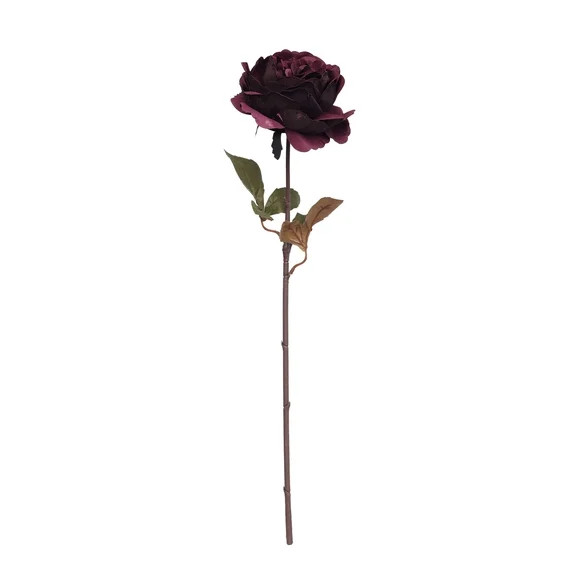 My Texas House Faux Peony Stem, Dark Purple, 19.69" | Walmart (US)