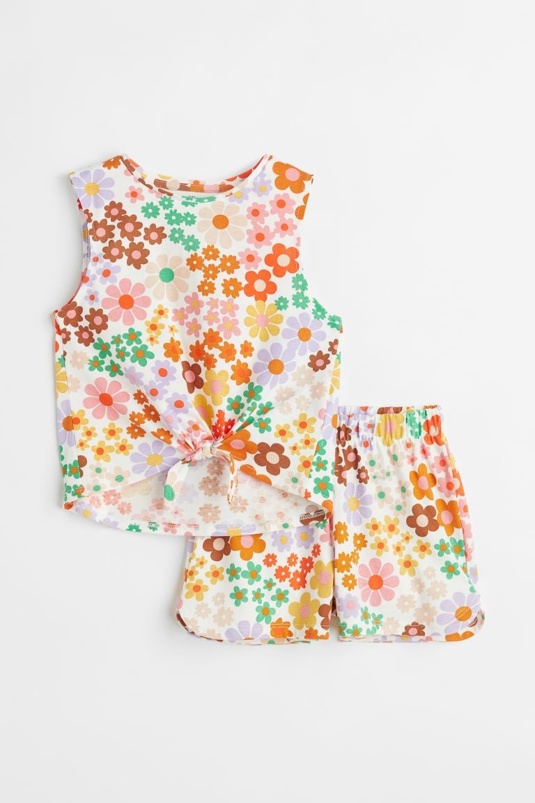 2-piece Cotton Jersey Set | H&M (US + CA)