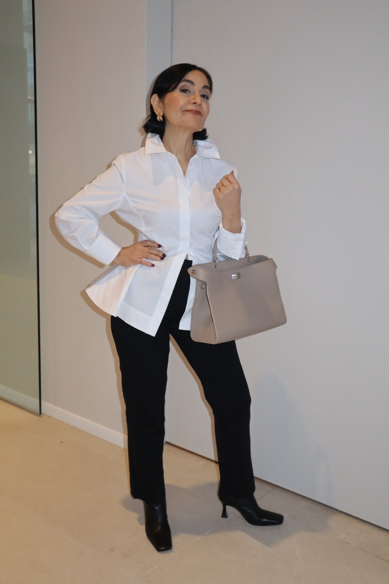 I swear a good white top + black pants never fails.


#LTKootd #LTKSeasonal #LTKOver40