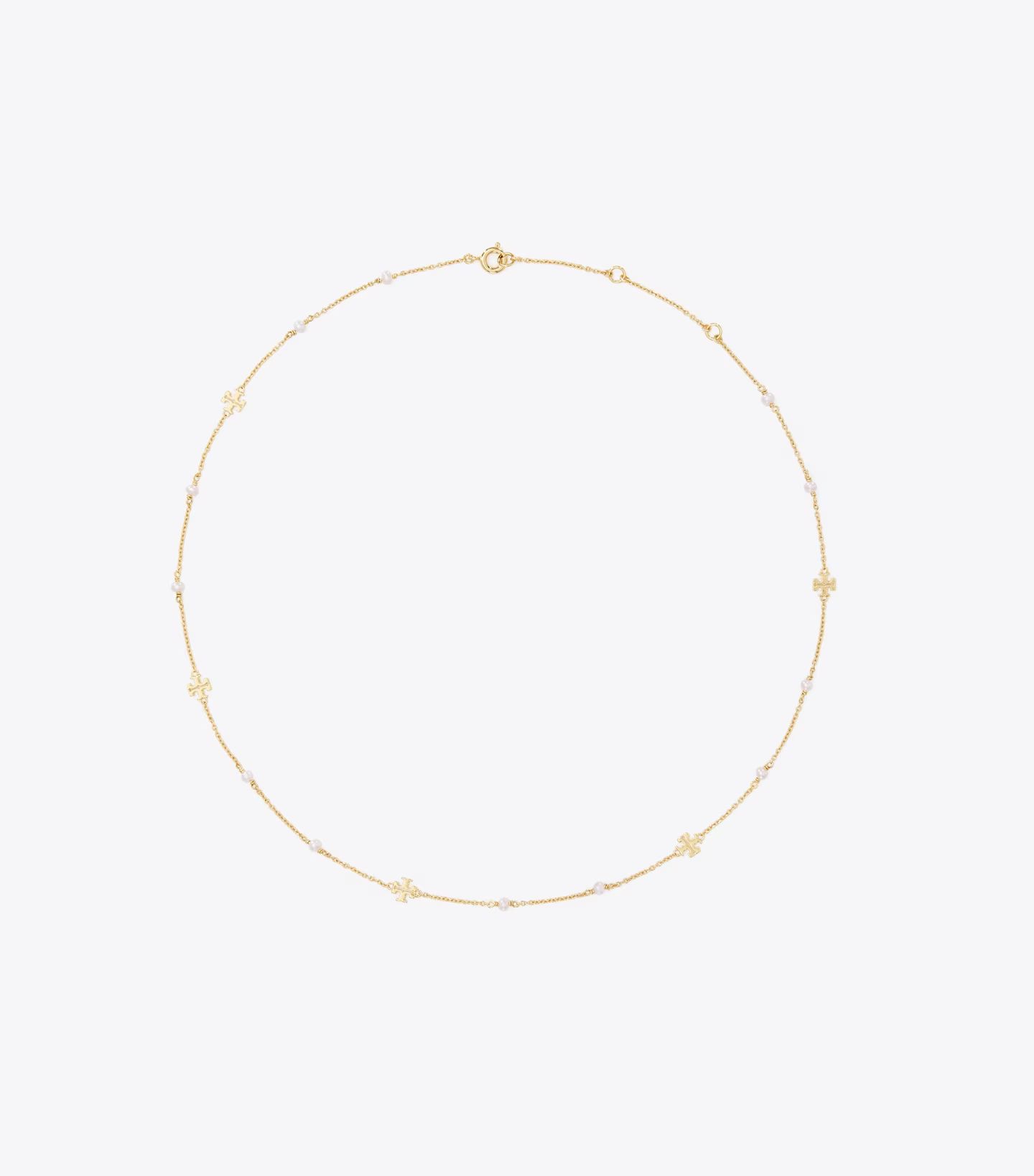 KIRA PEARL DELICATE NECKLACE | Tory Burch (US)