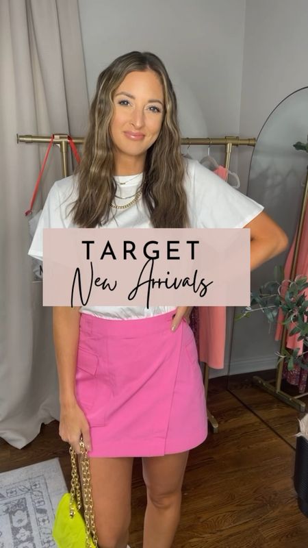 Target Tuesday New Arrivals all so fun and perfect for spring and summer! #targetpartner #targetstyle @target

Pink skirt: tts 4
White bodysuit: tts small
Green set; tts 
Ribbed dress: tts small
Sneakers: tts if between size up 
Heels: tts 

#LTKstyletip #LTKFind #LTKunder50