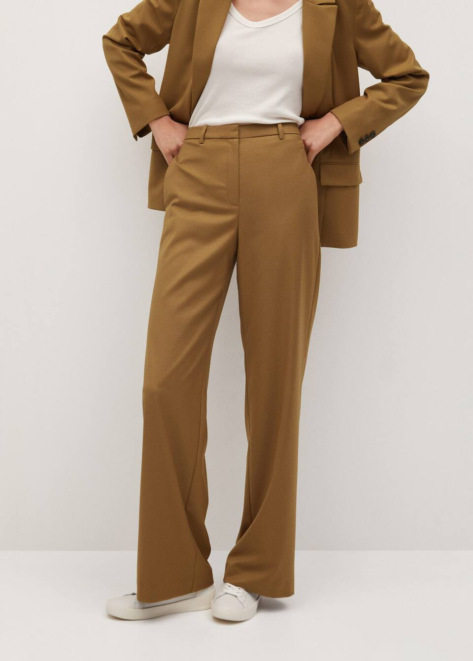 Straight suit trousers | MANGO (UK)