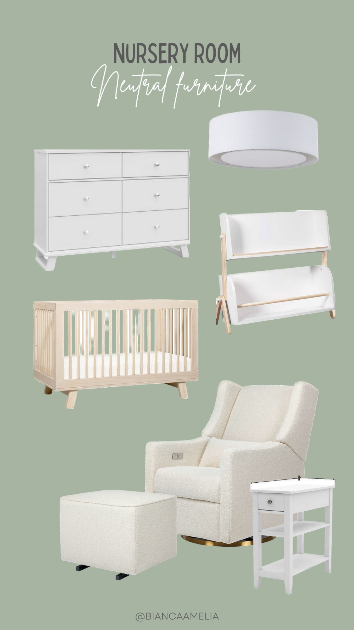 Gender neutral nursery room furniture 🤍 

#LTKbaby #LTKFind #LTKkids
