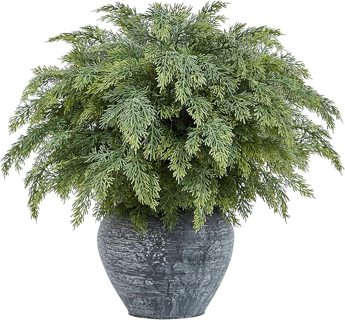 Real Touch Cedar Stems - Realistic Artificial Faux Greenery Pine Branches for Vases Fillers and H... | Amazon (US)