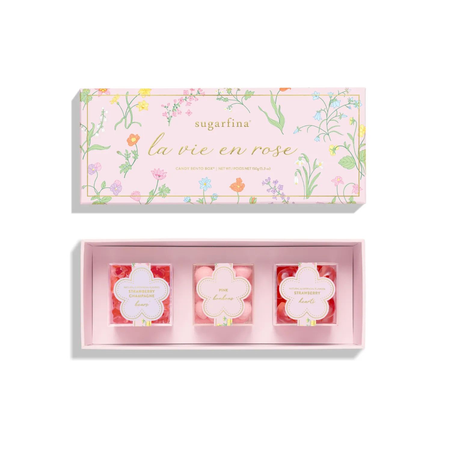 Sugarfina La Vie En Rose Bento Box, Set of 3 | Sur La Table
