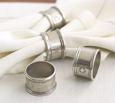 Pewter Napkin Rings | Pottery Barn (US)