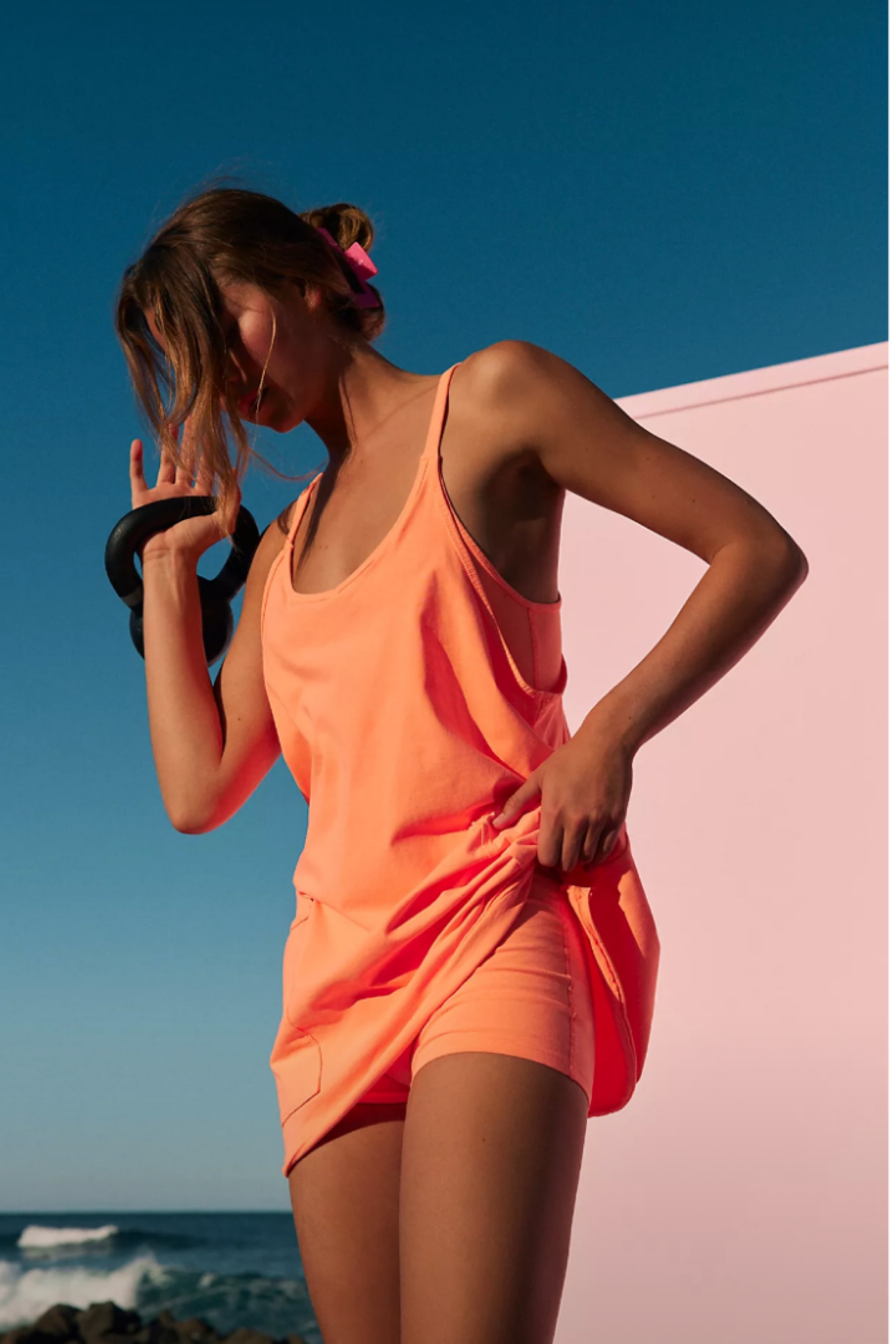 Free people hot shot mini dress, dress with biker shorts attached, mini dress, free people finds, summer outfits, YoumeandLupus 

#LTKfit #LTKSeasonal #LTKFind