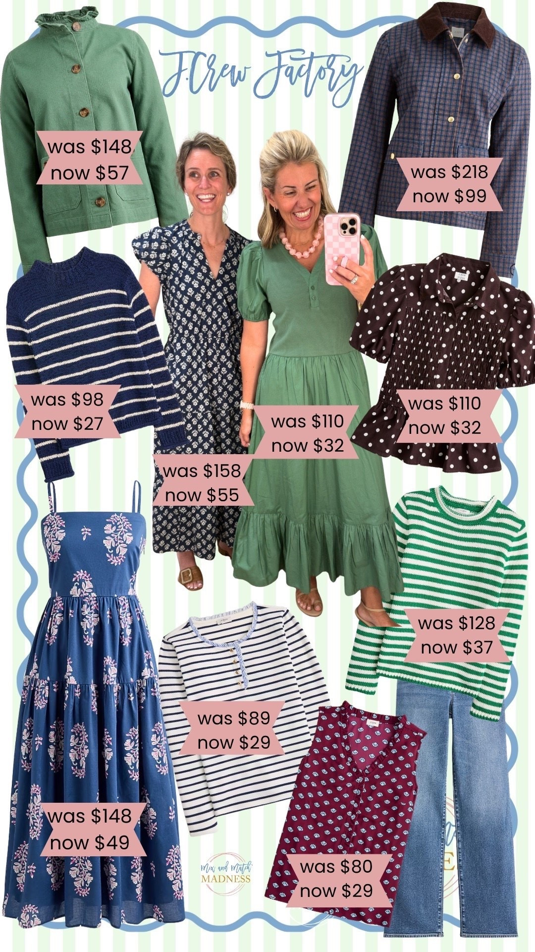 J.Crew Factory extra 50% off clearance sale with code TREAT50!! Wow!!

#LTKdayinmylife #LTKSeasonal #LTKSaleAlert