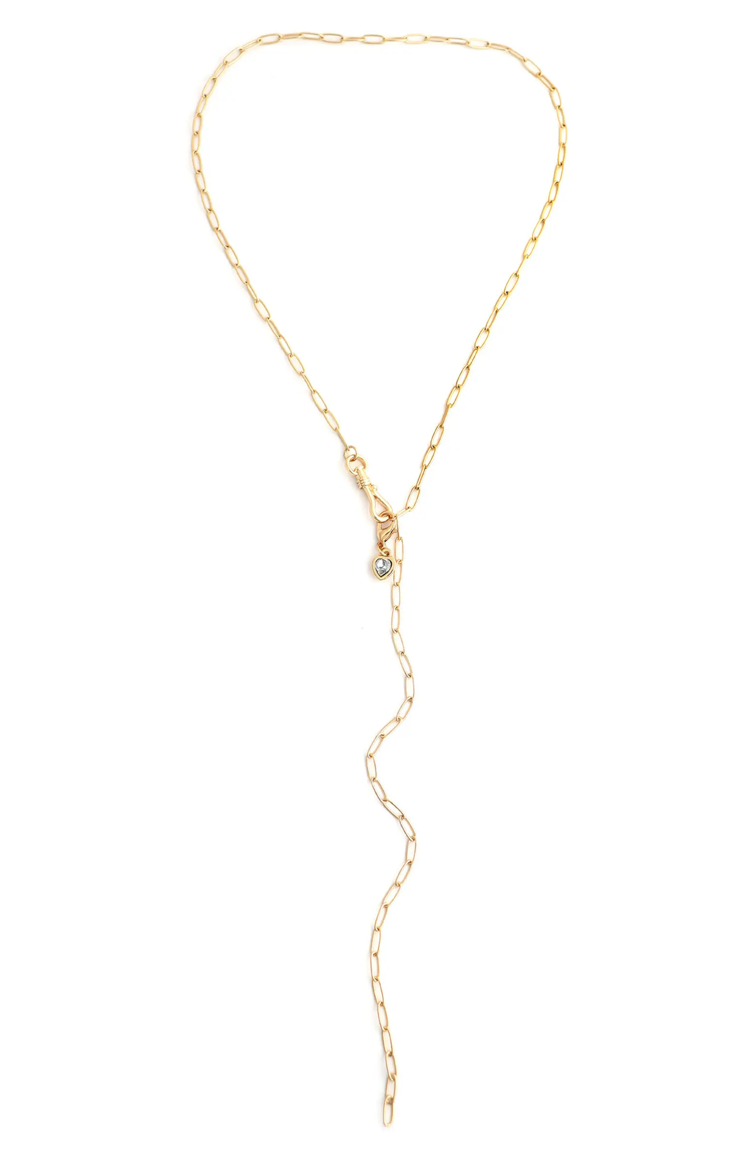 Crystal Heart Y-Necklace | Nordstrom