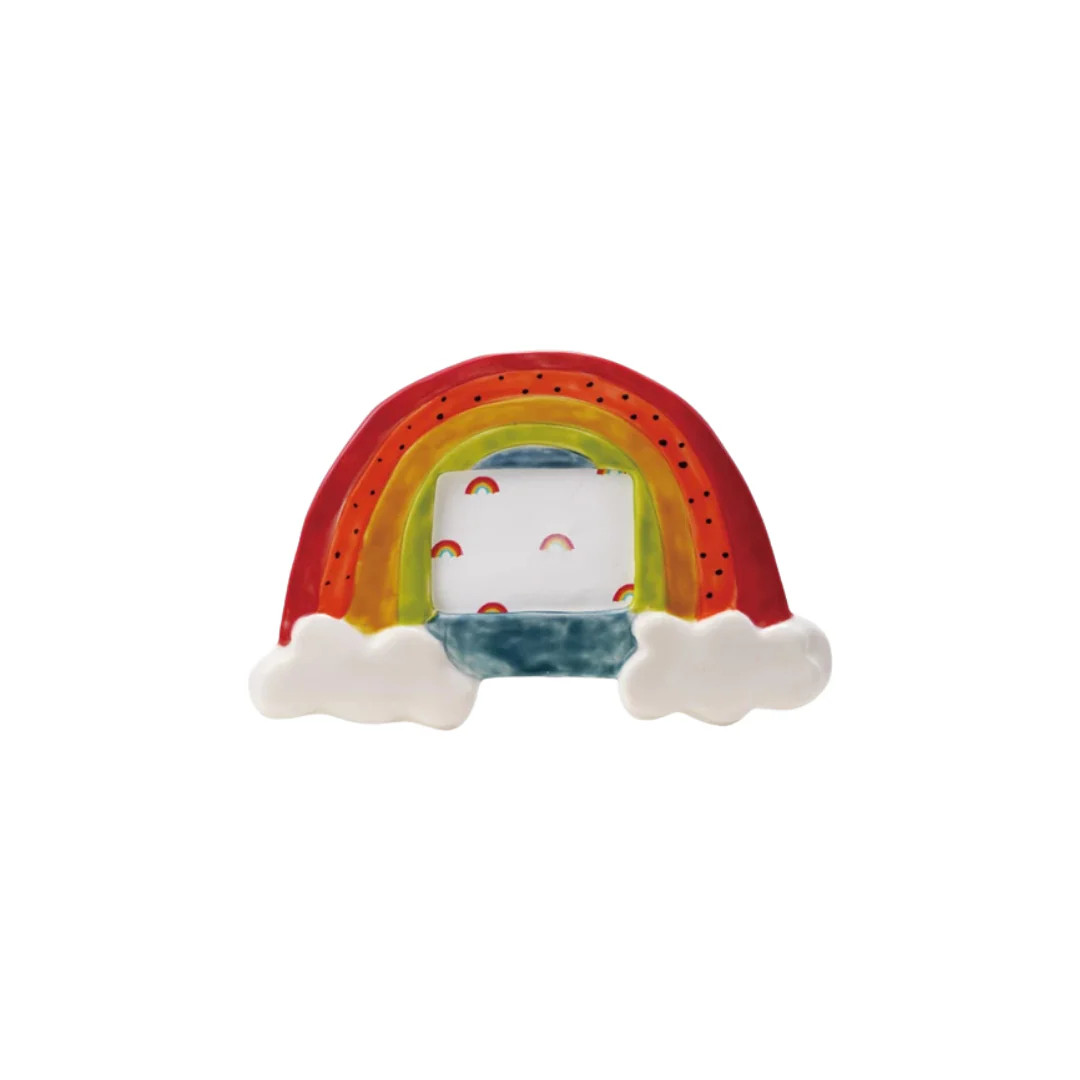 Rainbow Frame | Pink Antlers