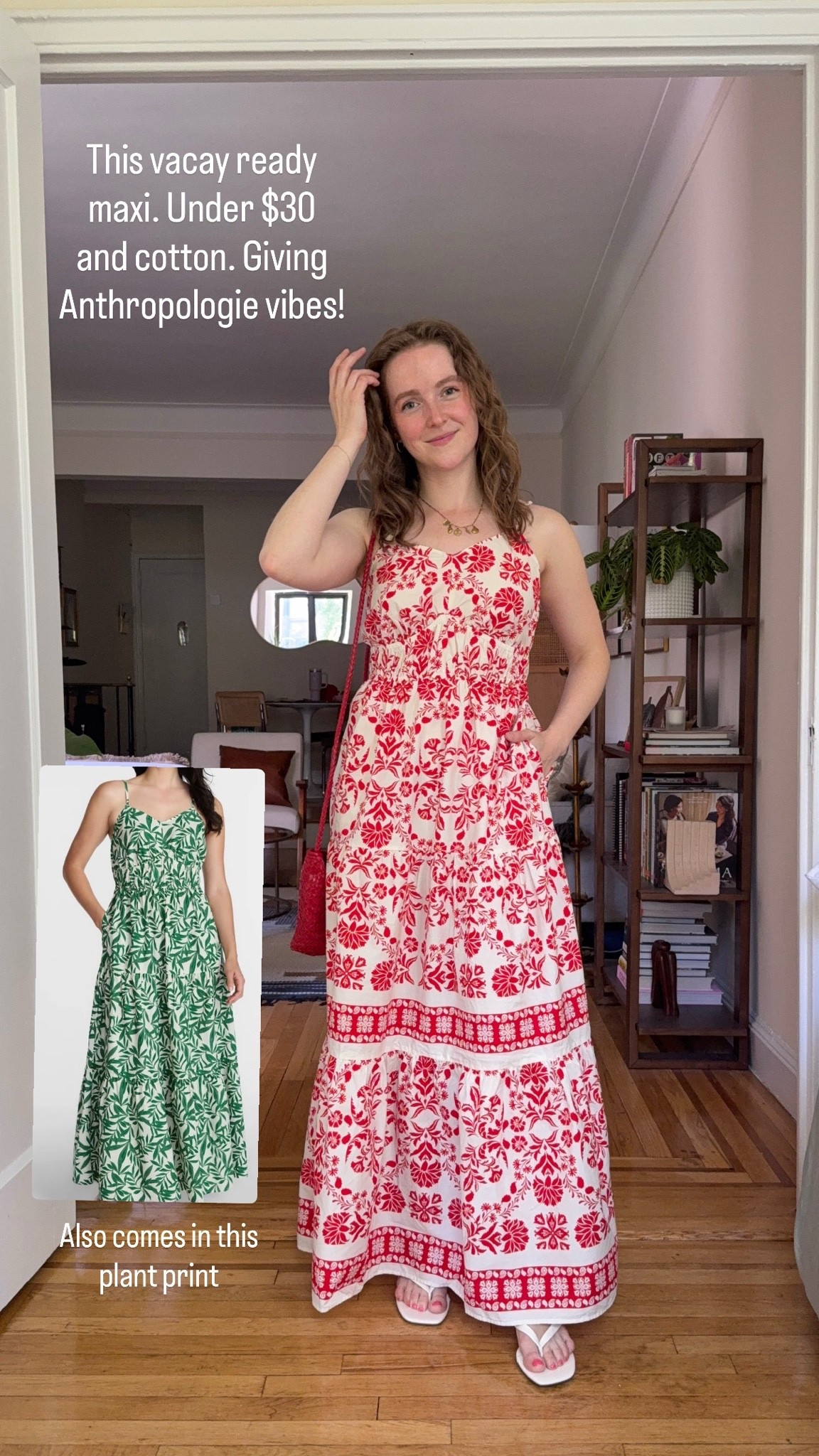 Under $30 vacation dress! Cotton and adjustable straps. Wearing xs I’m 5ft 2

#LTKSeasonal