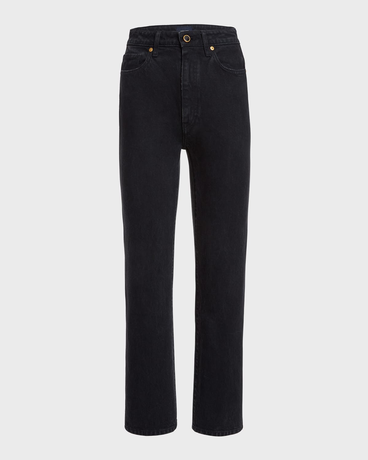 Abigail High-Rise Straight-Leg Ankle Jeans | Neiman Marcus