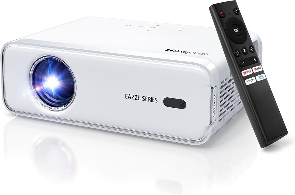 EAZZE D1 Smart Projector with WiFi and Bluetooth, Netflix-Officially-Licensed, Auto Focus & Keyst... | Amazon (US)
