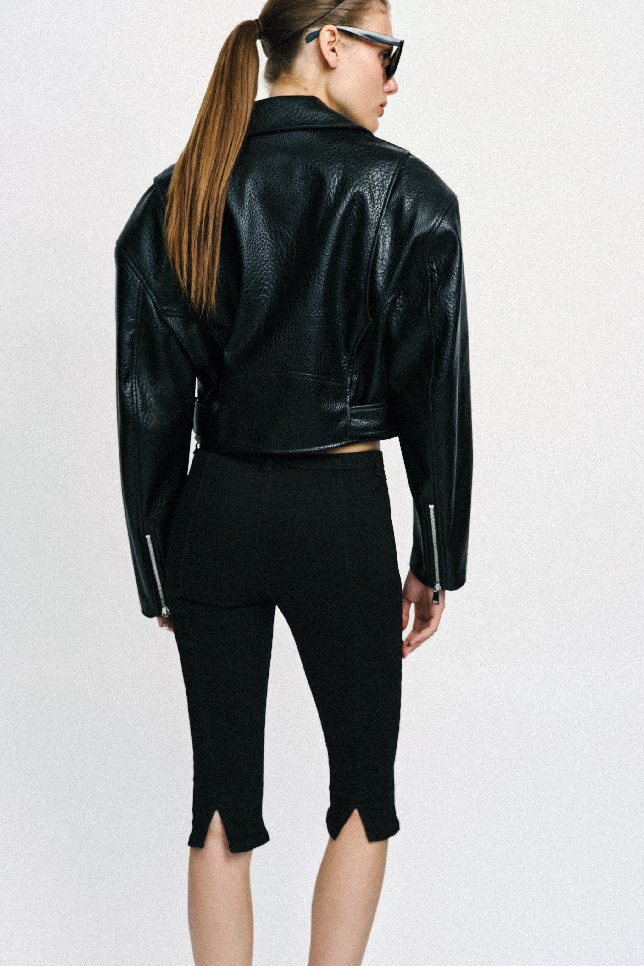 Z1975 MID-WAIST CAPRI JEANS WITH ZIPS | Zara UK