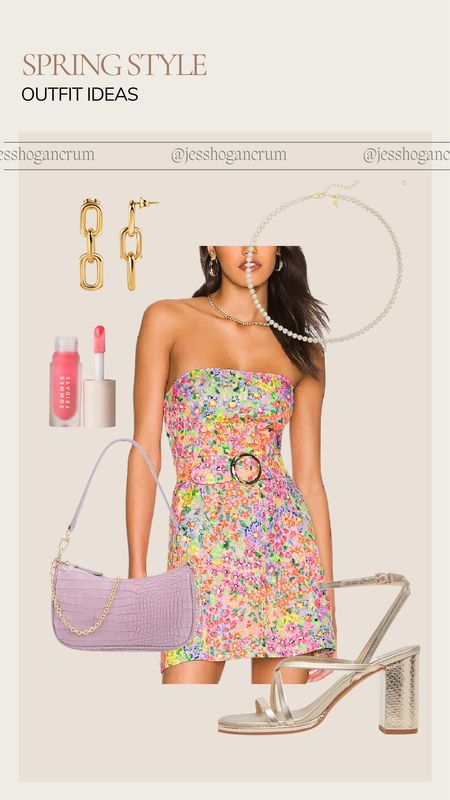 Styled up a spring outfit for you! 

Spring dress, floral dress, spring fashion, spring trends, purple bag, Jess Crum 

#LTKSeasonal #LTKstyletip