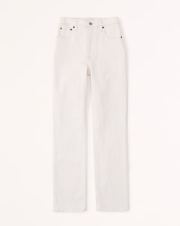 Ultra High Rise 90s Straight Jean | Abercrombie & Fitch (UK)