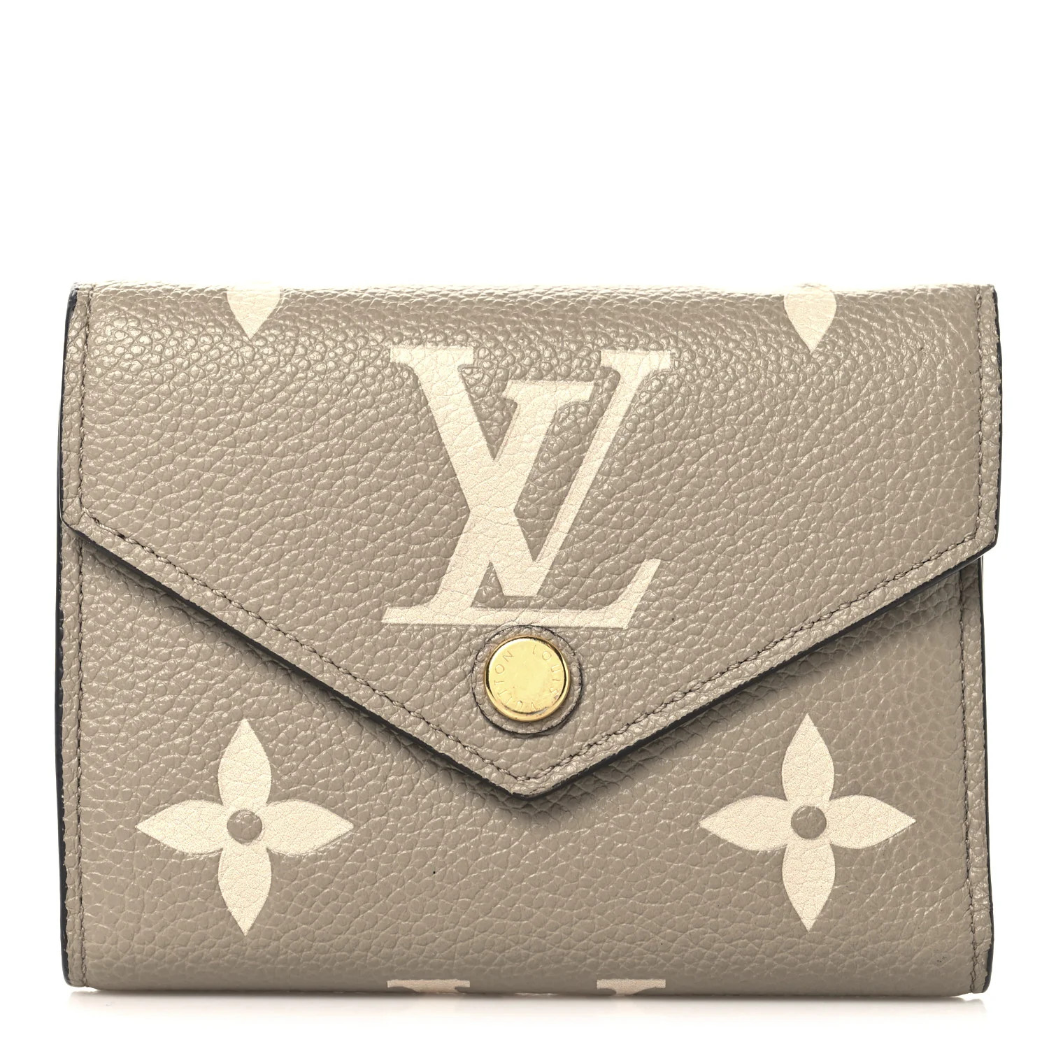 Empreinte Monogram Giant Victorine Wallet Tourterelle Creme | FASHIONPHILE (US)